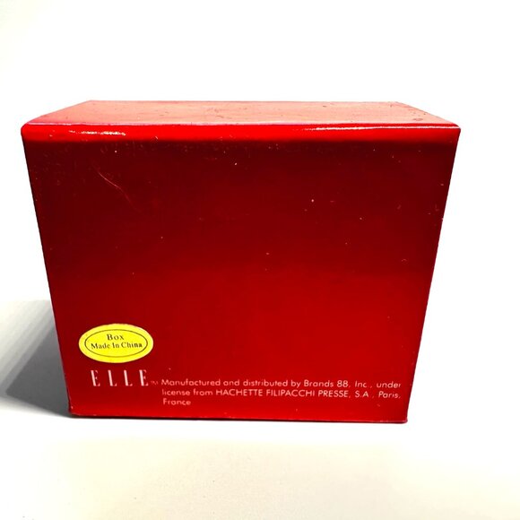 Elle Sterling Silver & Monster Topaz Ring with Signature Ruby Accent — EUC - Picture 9 of 12